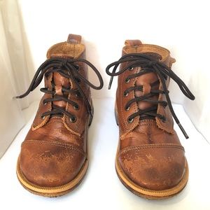 Mikoleon handmade toddler brown boots